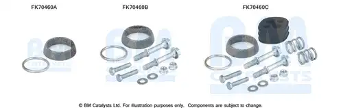 Монтажен комплект, изпускателна система BM CATALYSTS FK70460