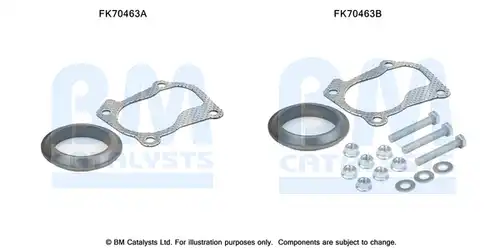 Монтажен комплект, изпускателна система BM CATALYSTS FK70463