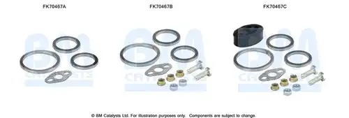 Монтажен комплект, изпускателна система BM CATALYSTS FK70467