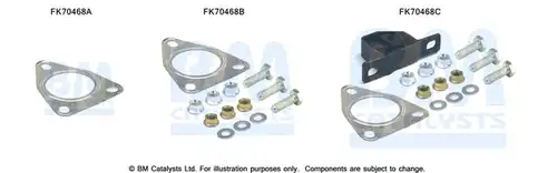 Монтажен комплект, изпускателна система BM CATALYSTS FK70468