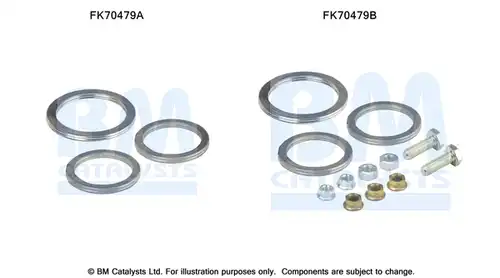 Монтажен комплект, изпускателна система BM CATALYSTS FK70479