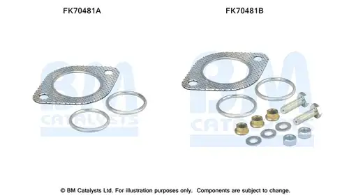 Монтажен комплект, изпускателна система BM CATALYSTS FK70481