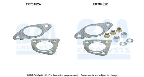 Монтажен комплект, изпускателна система BM CATALYSTS FK70482