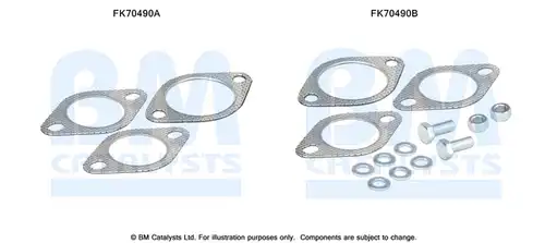 Монтажен комплект, изпускателна система BM CATALYSTS FK70490