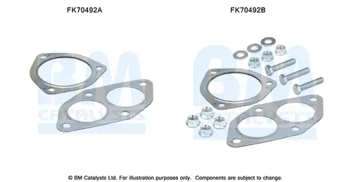 Монтажен комплект, изпускателна система BM CATALYSTS FK70492
