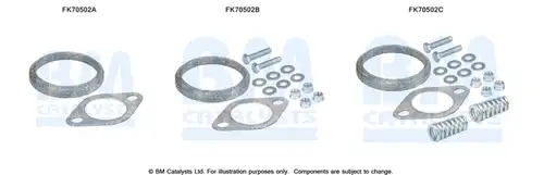 Монтажен комплект, изпускателна система BM CATALYSTS FK70502