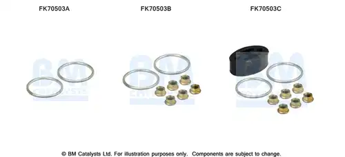 Монтажен комплект, изпускателна система BM CATALYSTS FK70503