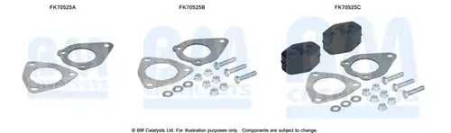 Монтажен комплект, изпускателна система BM CATALYSTS FK70525
