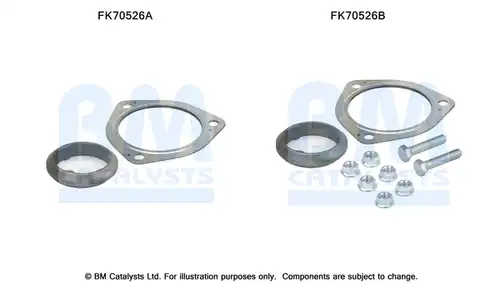 Монтажен комплект, изпускателна система BM CATALYSTS FK70526