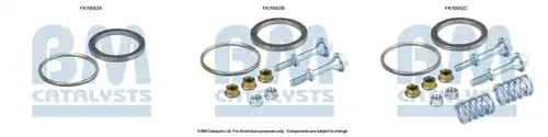 Монтажен комплект, изпускателна система BM CATALYSTS FK70552