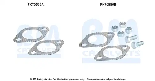 Монтажен комплект, изпускателна система BM CATALYSTS FK70556