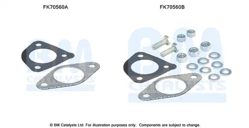 Монтажен комплект, изпускателна система BM CATALYSTS FK70560