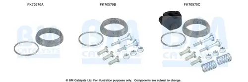 Монтажен комплект, изпускателна система BM CATALYSTS FK70570