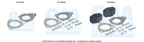 Монтажен комплект, изпускателна система BM CATALYSTS FK70590