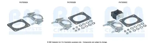 Монтажен комплект, изпускателна система BM CATALYSTS FK70592