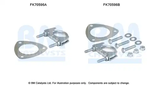 Монтажен комплект, изпускателна система BM CATALYSTS FK70596