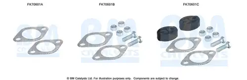 Монтажен комплект, изпускателна система BM CATALYSTS FK70601