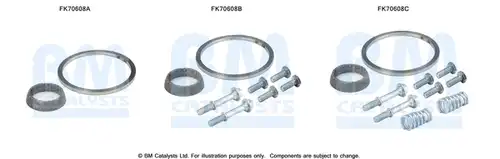 Монтажен комплект, изпускателна система BM CATALYSTS FK70608