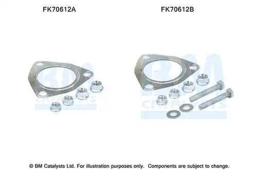 Монтажен комплект, изпускателна система BM CATALYSTS FK70612