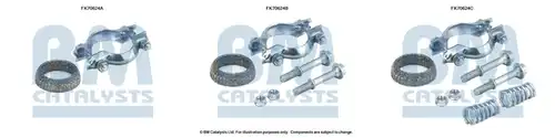 Монтажен комплект, изпускателна система BM CATALYSTS FK70624