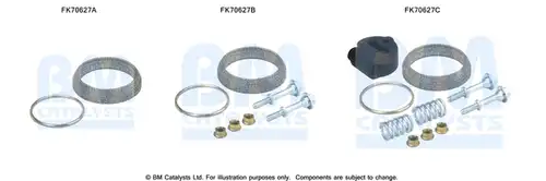 Монтажен комплект, изпускателна система BM CATALYSTS FK70627