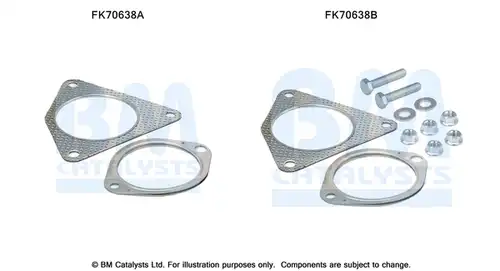 Монтажен комплект, изпускателна система BM CATALYSTS FK70638