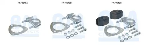 Монтажен комплект, изпускателна система BM CATALYSTS FK70640