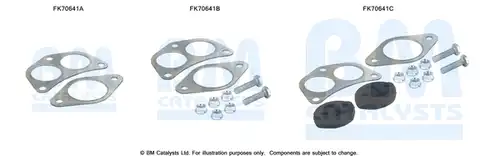 Монтажен комплект, изпускателна система BM CATALYSTS FK70641