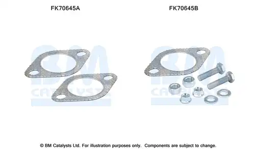 Монтажен комплект, изпускателна система BM CATALYSTS FK70645