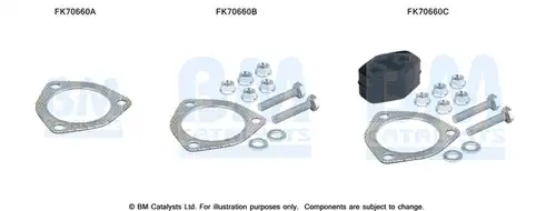 Монтажен комплект, изпускателна система BM CATALYSTS FK70660
