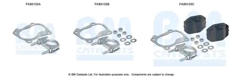 Монтажен комплект, изпускателна система BM CATALYSTS FK80135