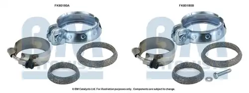 Монтажен комплект, изпускателна система BM CATALYSTS FK80180