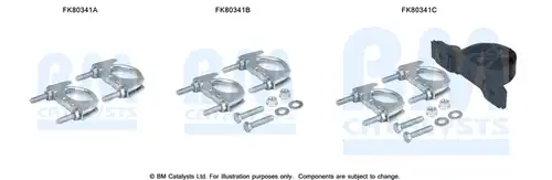 Монтажен комплект, изпускателна система BM CATALYSTS FK80341