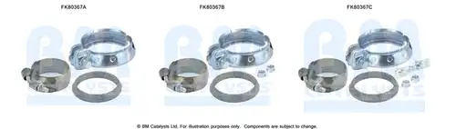 Монтажен комплект, изпускателна система BM CATALYSTS FK80367