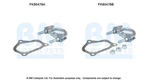 Монтажен комплект, изпускателна система BM CATALYSTS FK80478