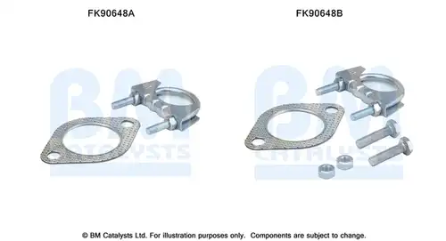 Монтажен комплект, изпускателна система BM CATALYSTS FK90648