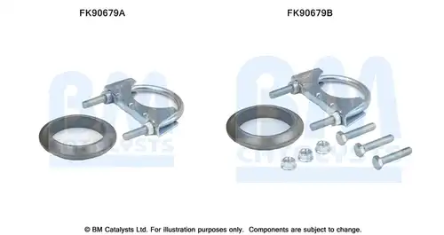 Монтажен комплект, изпускателна система BM CATALYSTS FK90679