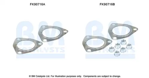 Монтажен комплект, изпускателна система BM CATALYSTS FK90716