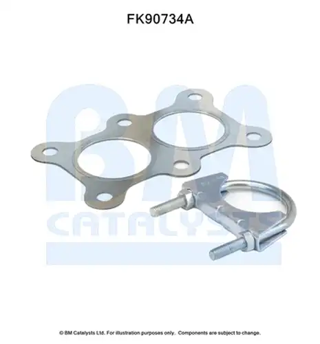 Монтажен комплект, изпускателна система BM CATALYSTS FK90734