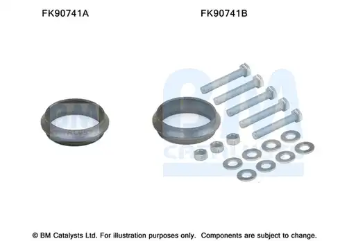 Монтажен комплект, изпускателна система BM CATALYSTS FK90741