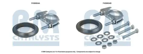 Монтажен комплект, изпускателна система BM CATALYSTS FK90854