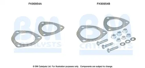 Монтажен комплект, изпускателна система BM CATALYSTS FK90954