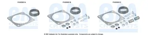 Монтажен комплект, изпускателна система BM CATALYSTS FK90981