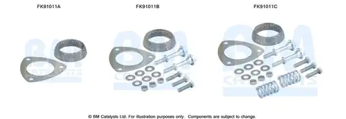 Монтажен комплект, изпускателна система BM CATALYSTS FK91011