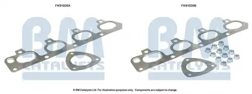 Монтажен комплект, изпускателна система BM CATALYSTS FK91020
