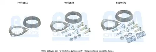 Монтажен комплект, изпускателна система BM CATALYSTS FK91057