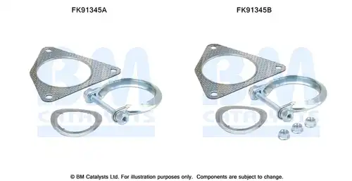 Монтажен комплект, изпускателна система BM CATALYSTS FK91345
