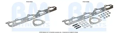 Монтажен комплект, изпускателна система BM CATALYSTS FK91406