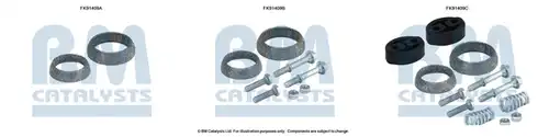 Монтажен комплект, изпускателна система BM CATALYSTS FK91409