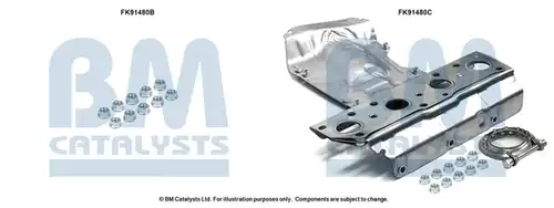 Монтажен комплект, изпускателна система BM CATALYSTS FK91480